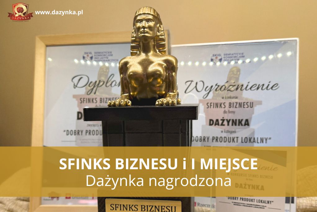Dażynka ze Sfinskiem Biznesu za Dobry Produkt Lokalny!